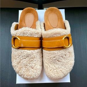 See by Chloe Gema Lambskin Shearling Mule